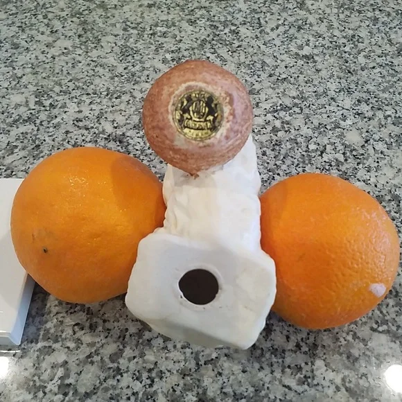 1950's MCM Playful White & Gray Kitten With Yarn Ceramic Figurine - Picture 7 of 8